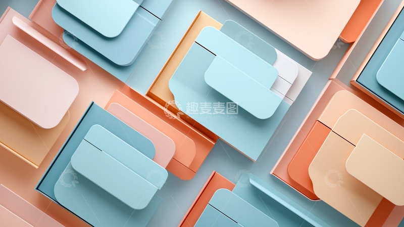 高清大图下载【趣麦麦图】抽象几何背景