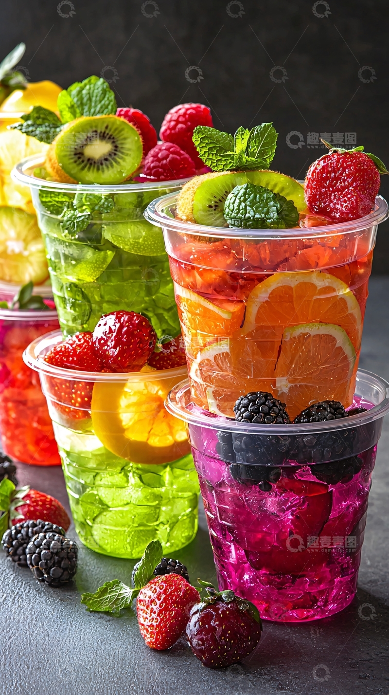 高清大图下载【趣麦麦图】水果冻