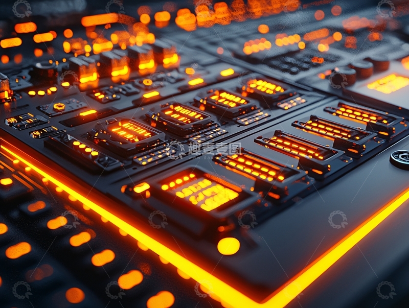 高清大图下载【趣麦麦图】科技感电路板