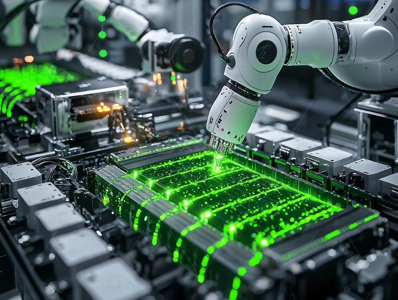 高清大图下载【趣麦麦图】自动化生产线