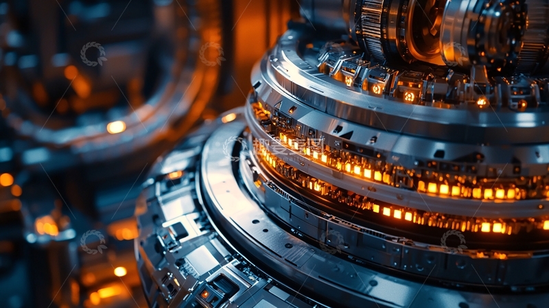 高清大图下载【趣麦麦图】复杂机械结构细节特写