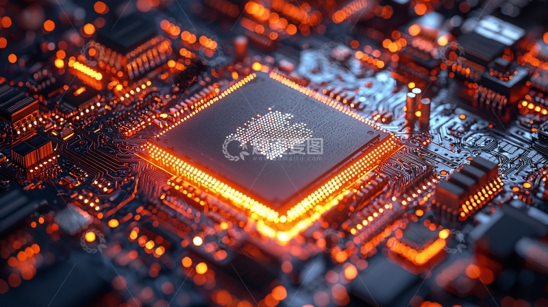 高清大图下载【趣麦麦图】芯片特写