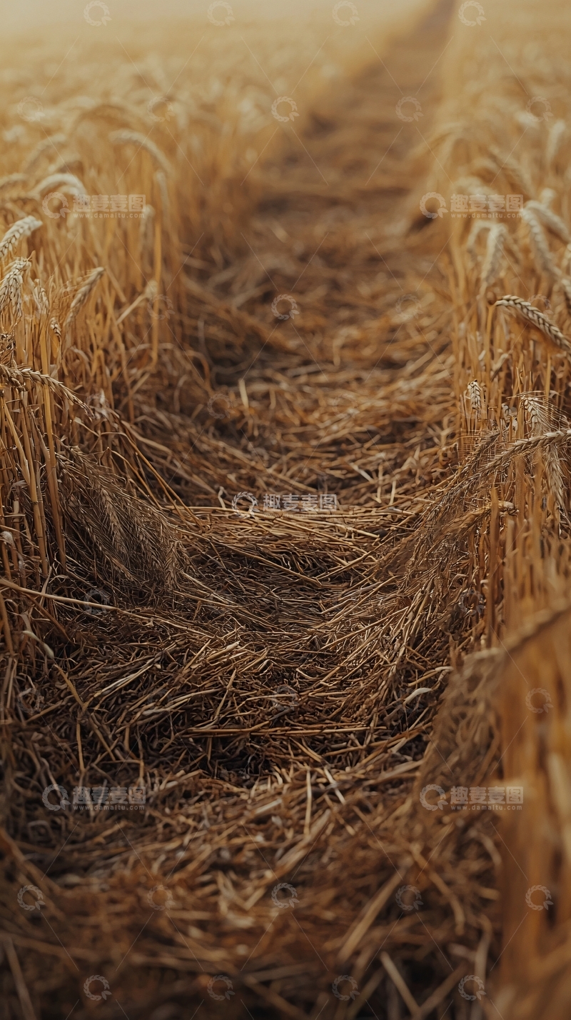 高清大图下载【趣麦麦图】麦田小路