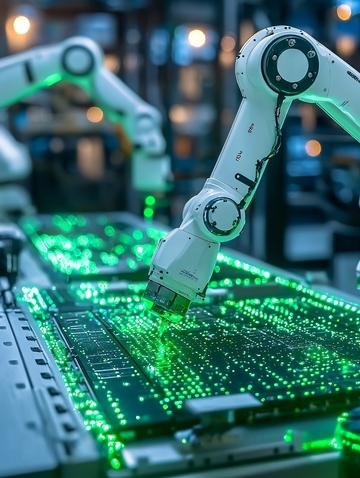 工业自动化机器人操作电路板