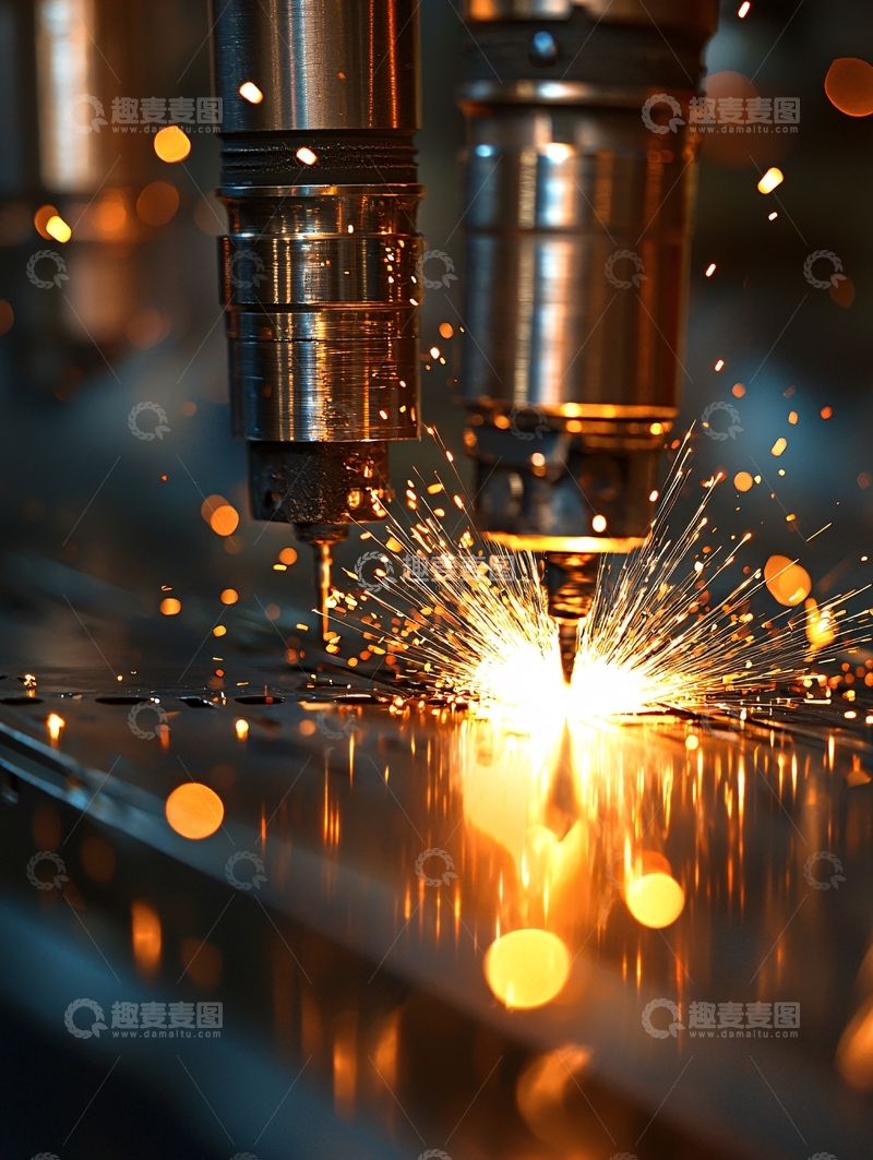 高清大图下载【趣麦麦图】精密数控机床加工