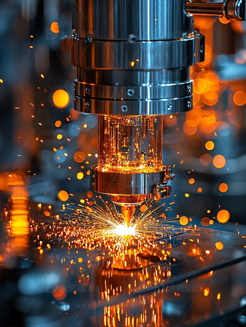 高清大图下载【趣麦麦图】激光切割金属