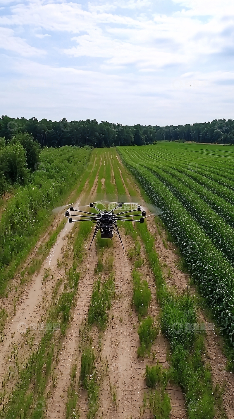 高清大图下载【趣麦麦图】无人机农业植保
