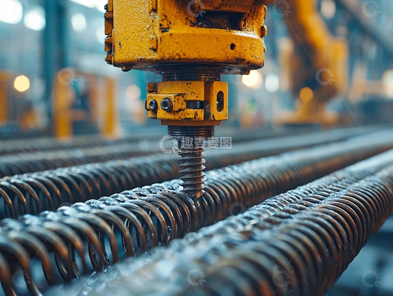 高清大图下载【趣麦麦图】工业机器人焊接金属