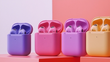 多彩耳机充电盒