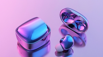炫彩渐变蓝牙耳机