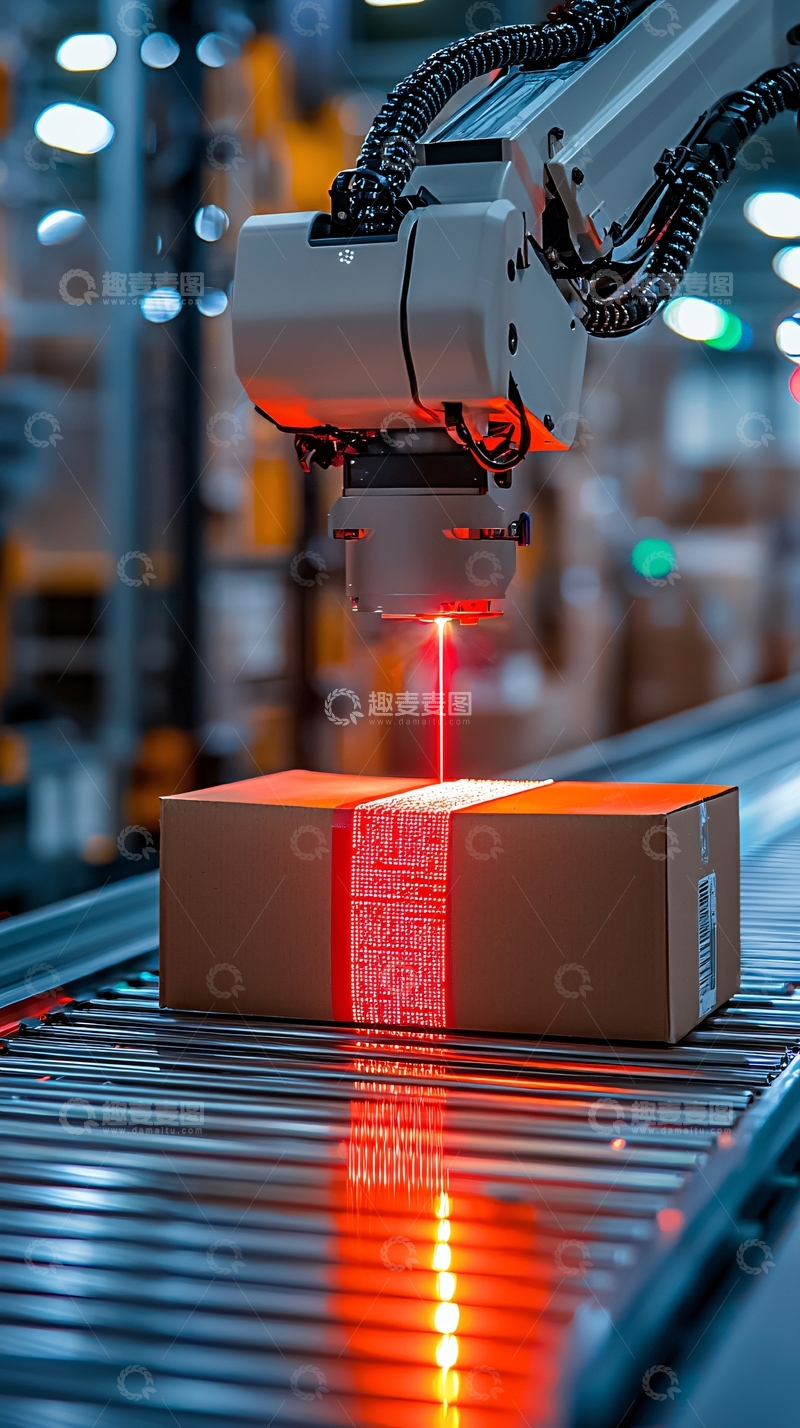 高清大图下载【趣麦麦图】自动化生产线