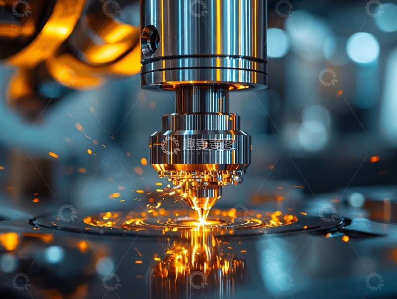 高清大图下载【趣麦麦图】金属加工火花飞溅