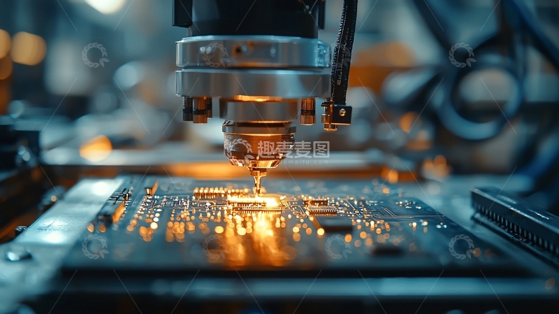 高清大图下载【趣麦麦图】精密电子元件焊接