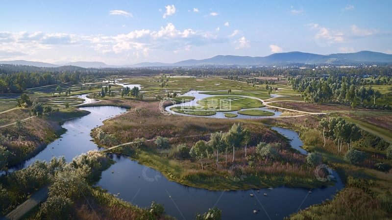 高清大图下载【趣麦麦图】-自然湿地景观