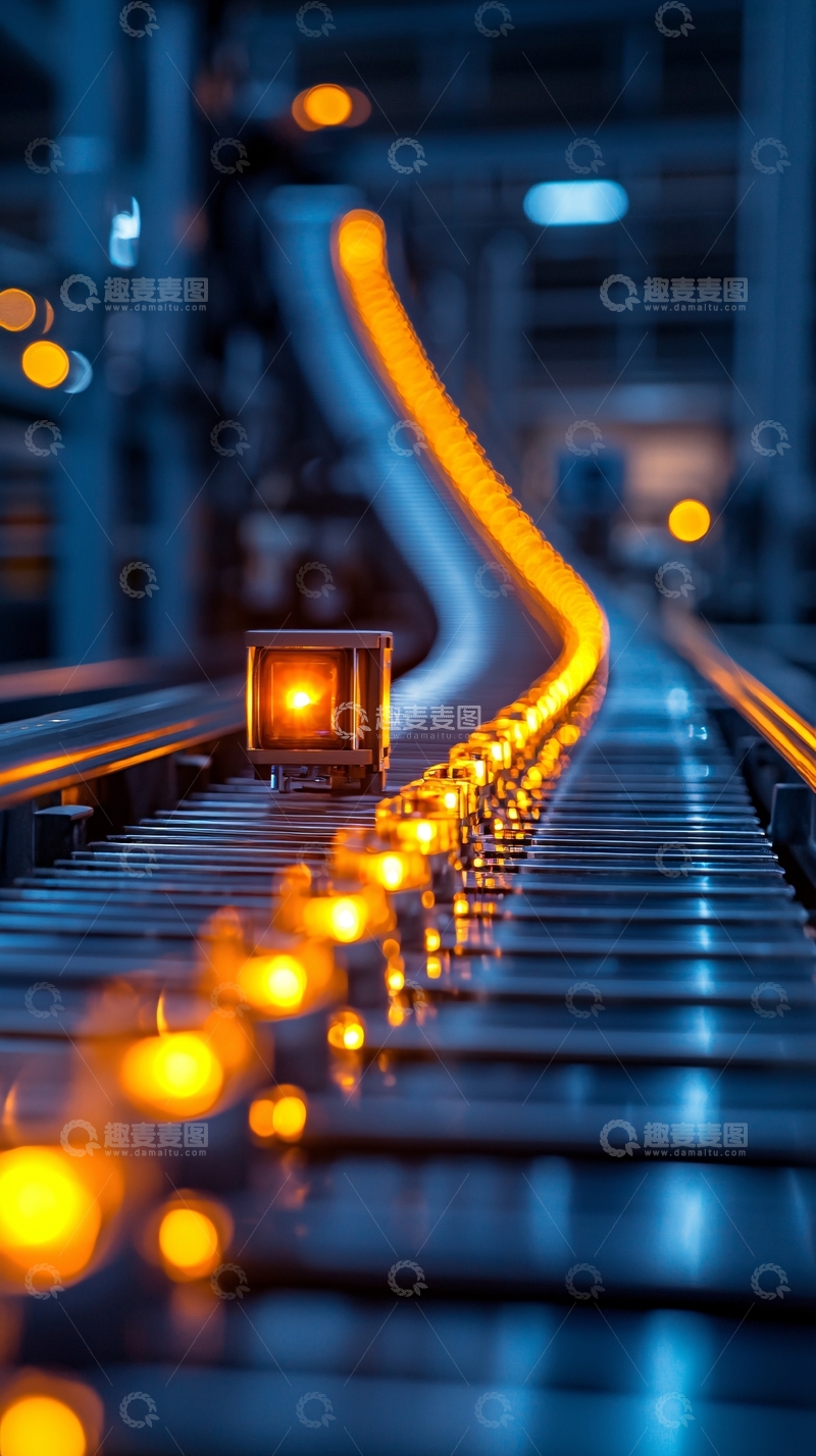 高清大图下载【趣麦麦图】流水线上的金属物件