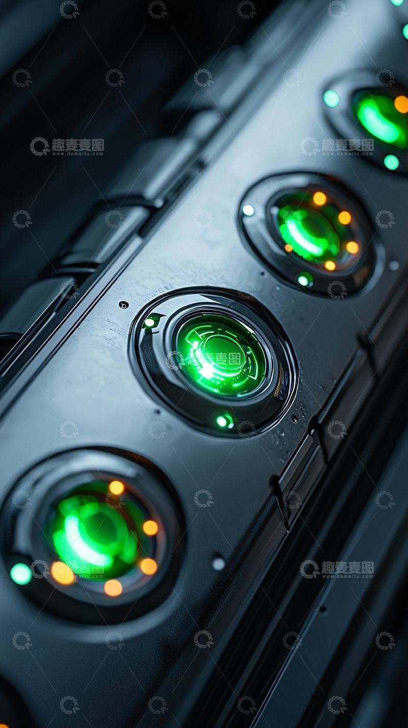 高清大图下载【趣麦麦图】科幻金属面板