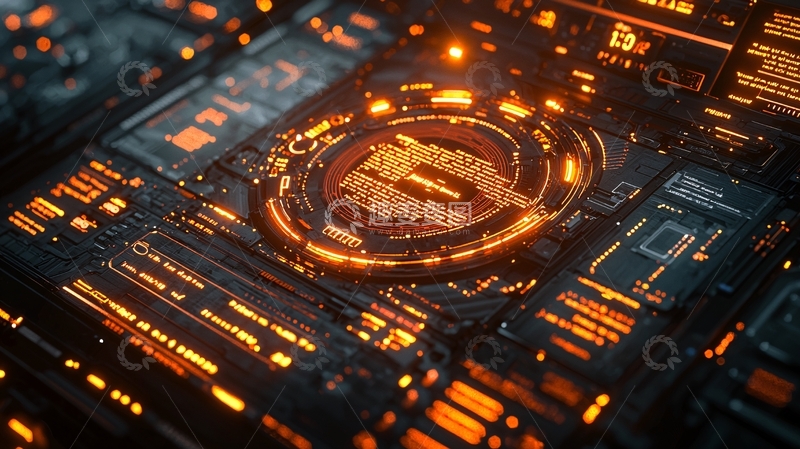 高清大图下载【趣麦麦图】科技电路板