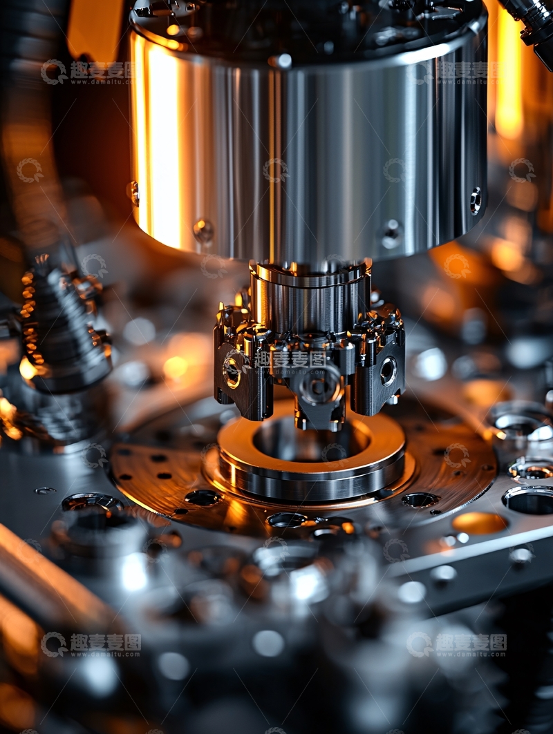 高清大图下载【趣麦麦图】精密金属结构特写