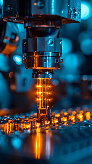 精密机床运作特写