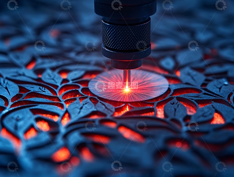 高清大图下载【趣麦麦图】激光切割精细花纹