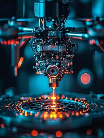 精密机械正在工作