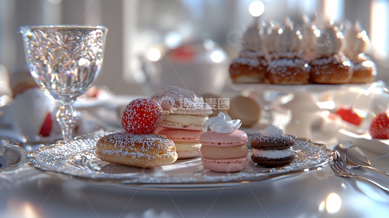 高清大图下载【趣麦麦图】精致甜点下午茶