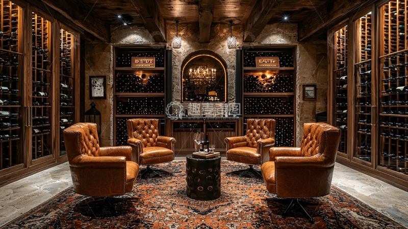 高清大图下载【趣麦麦图】私家酒窖