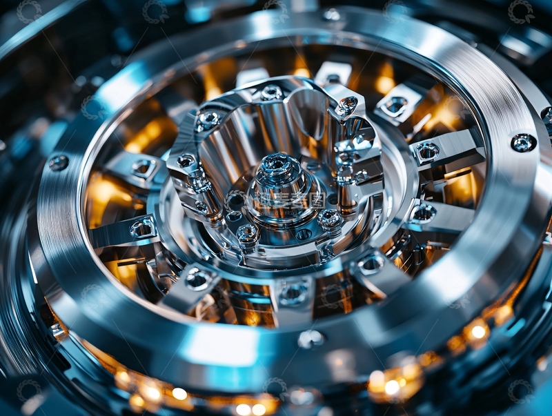 高清大图下载【趣麦麦图】精密金属结构特写