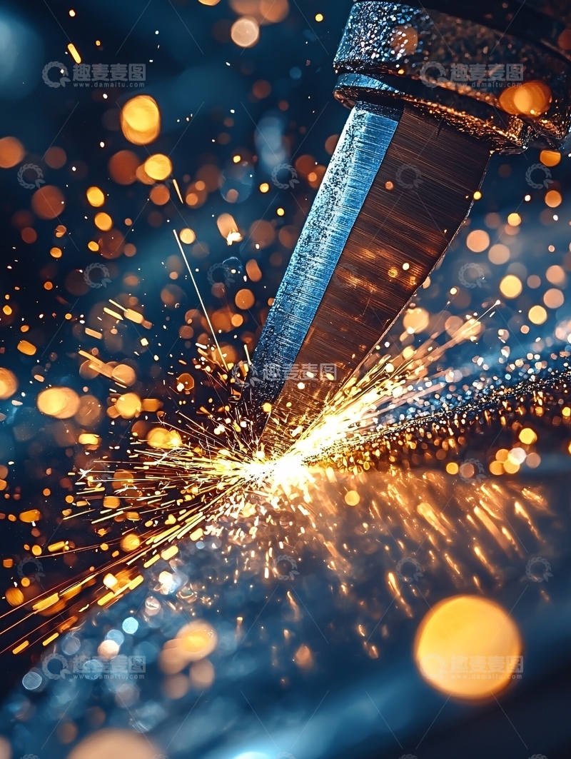 高清大图下载【趣麦麦图】金属切割