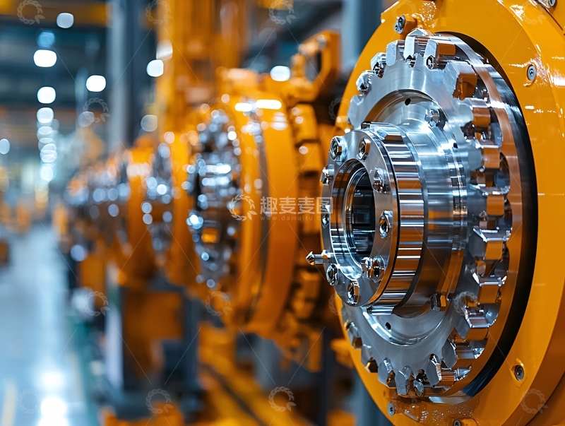 高清大图下载【趣麦麦图】工业生产线上