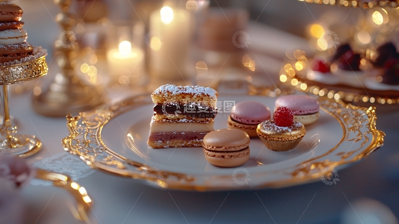 高清大图下载【趣麦麦图】精致甜点下午茶摆拍