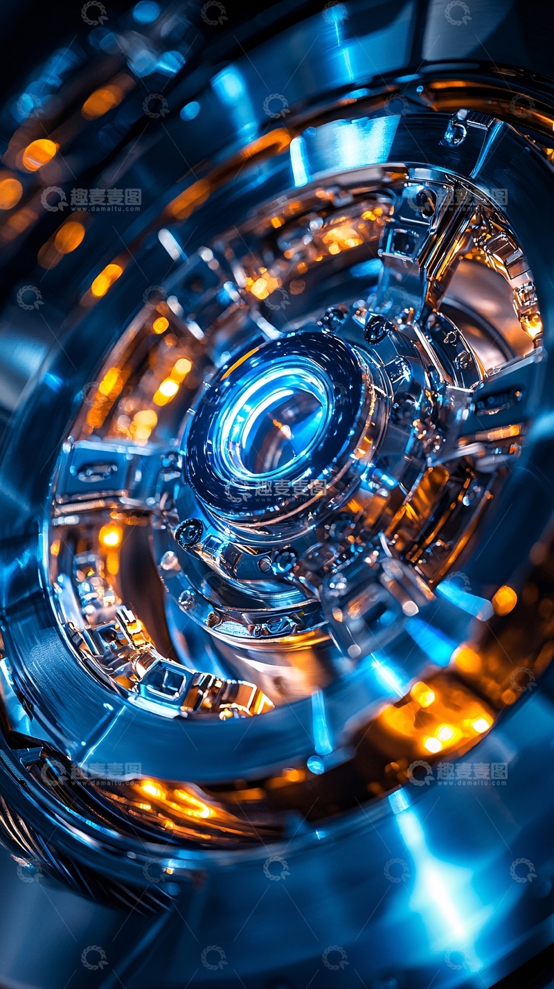 高清大图下载【趣麦麦图】科技感十足的机械构造