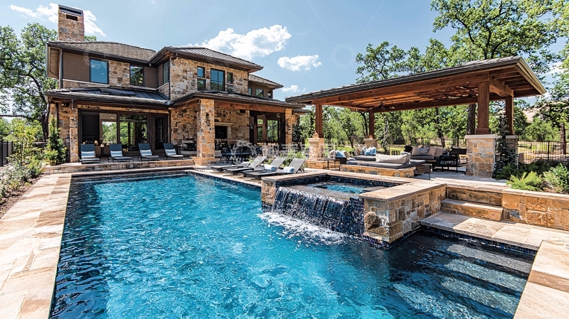 高清大图下载【趣麦麦图】豪华别墅泳池