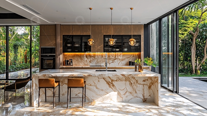 高清大图下载【趣麦麦图】现代简约厨房