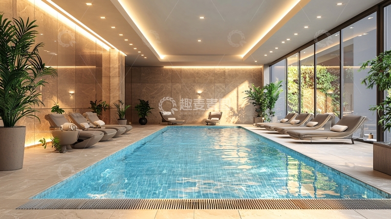 高清大图下载【趣麦麦图】室内泳池