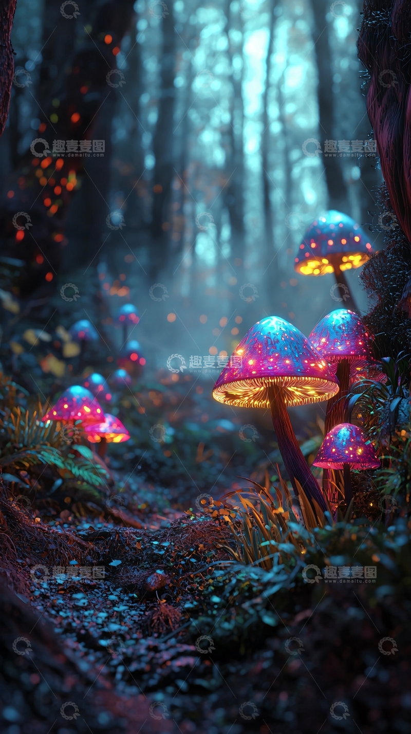 高清大图下载【趣麦麦图】梦幻森林