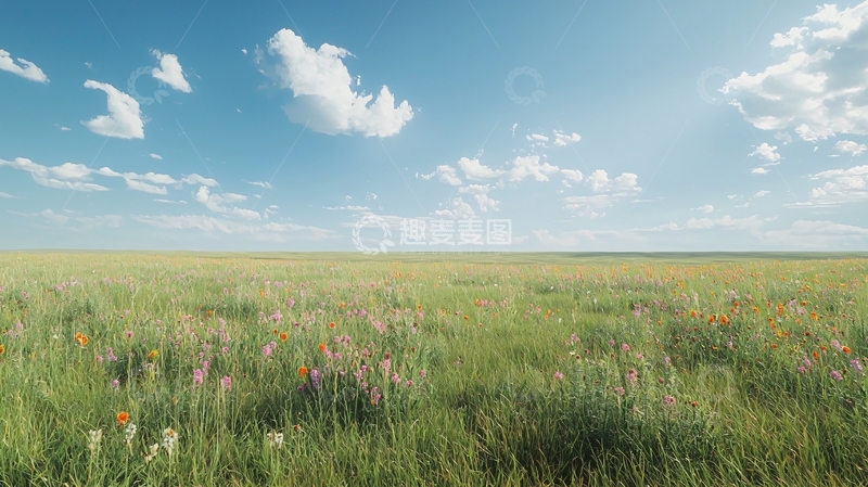 高清大图下载【趣麦麦图】草原风景