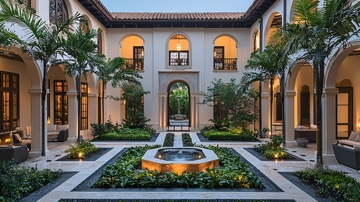 庭院花园古典建筑