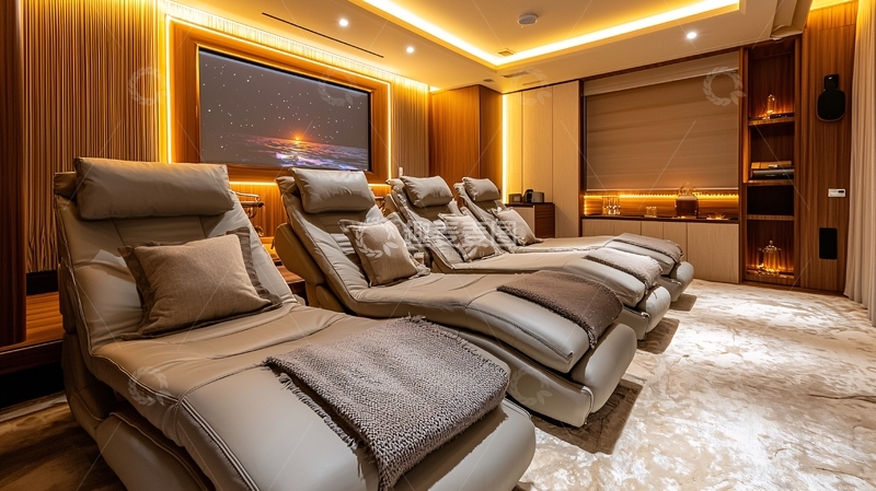 高清大图下载【趣麦麦图】豪华家庭影院场景