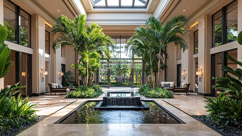 高清大图下载【趣麦麦图】室内植物景观设计