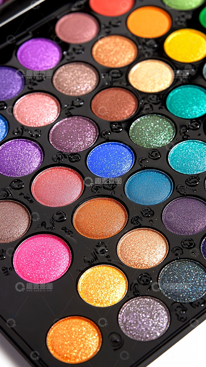高清大图下载【趣麦麦图】多彩眼影盘