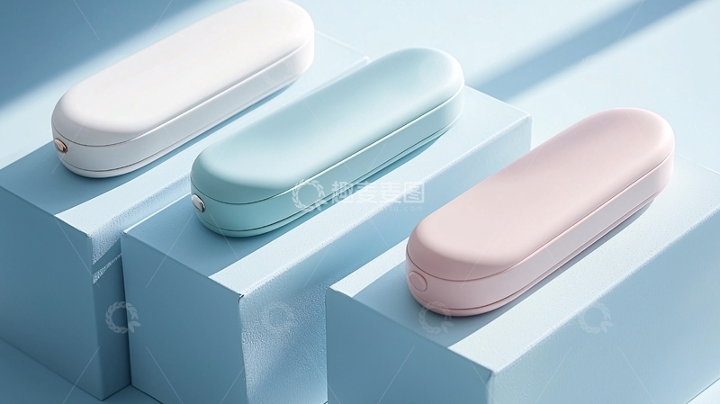 高清大图下载【趣麦麦图】简约便携式牙刷收纳盒