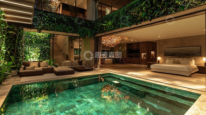 高清大图下载【趣麦麦图】豪华度假别墅