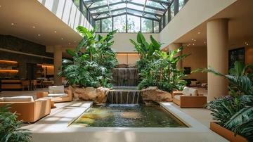 酒店大堂绿植景观