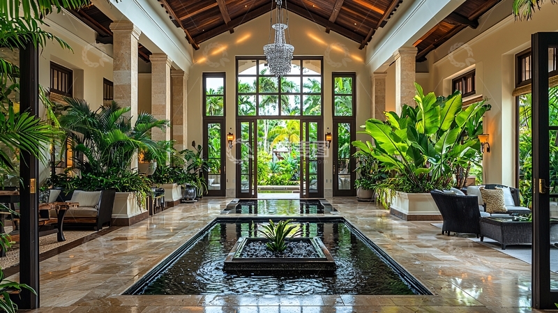 高清大图下载【趣麦麦图】豪华住宅室内景观