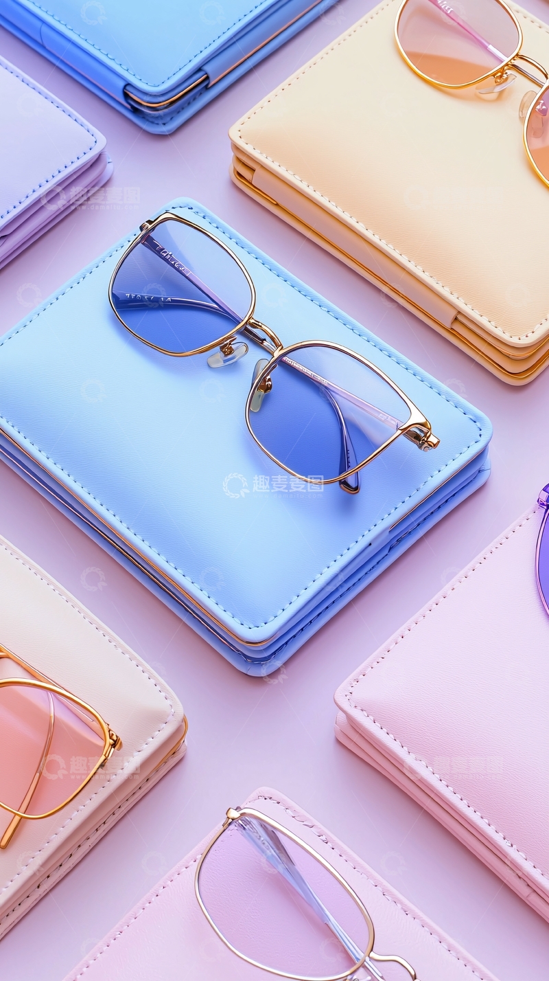 高清大图下载【趣麦麦图】彩色眼镜盒