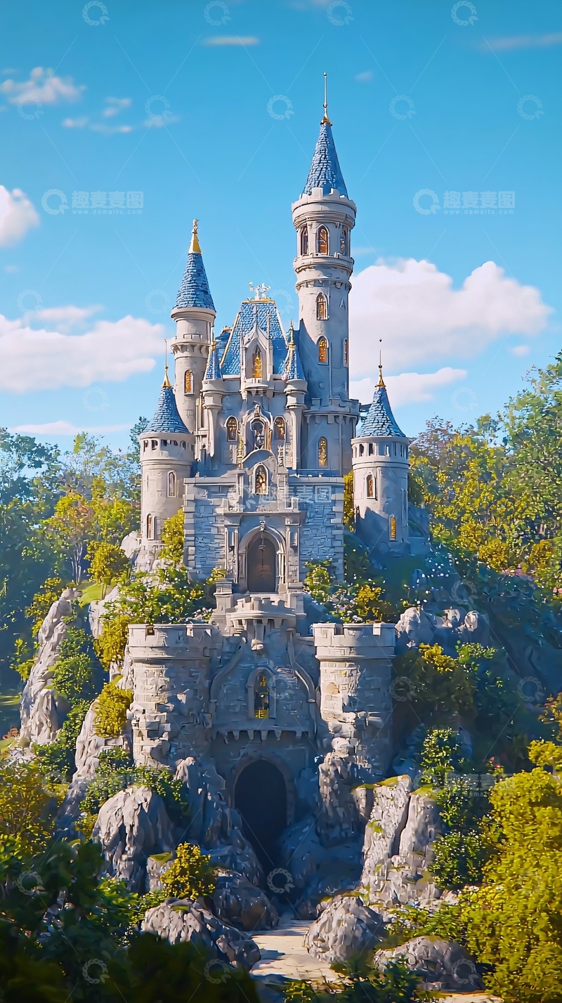 高清大图下载【趣麦麦图】童话故事般梦幻城堡