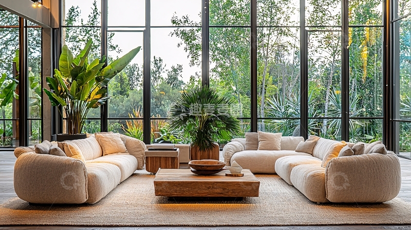 高清大图下载【趣麦麦图】现代风格客厅