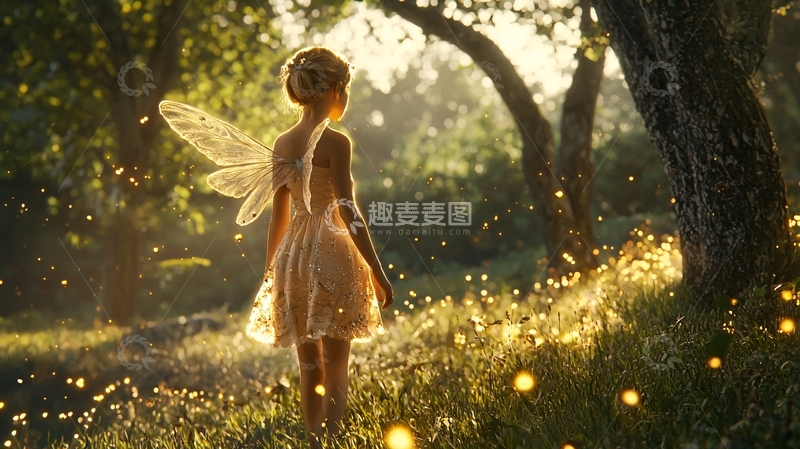 高清大图下载【趣麦麦图】森林仙子