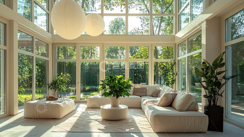 高清大图下载【趣麦麦图】明亮宽敞的客厅